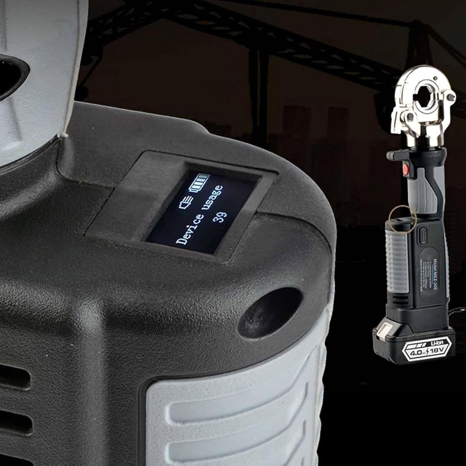 Kit de herramientas de crimpado hidráulico eléctrico profesional, cables de 16 a 300 m²