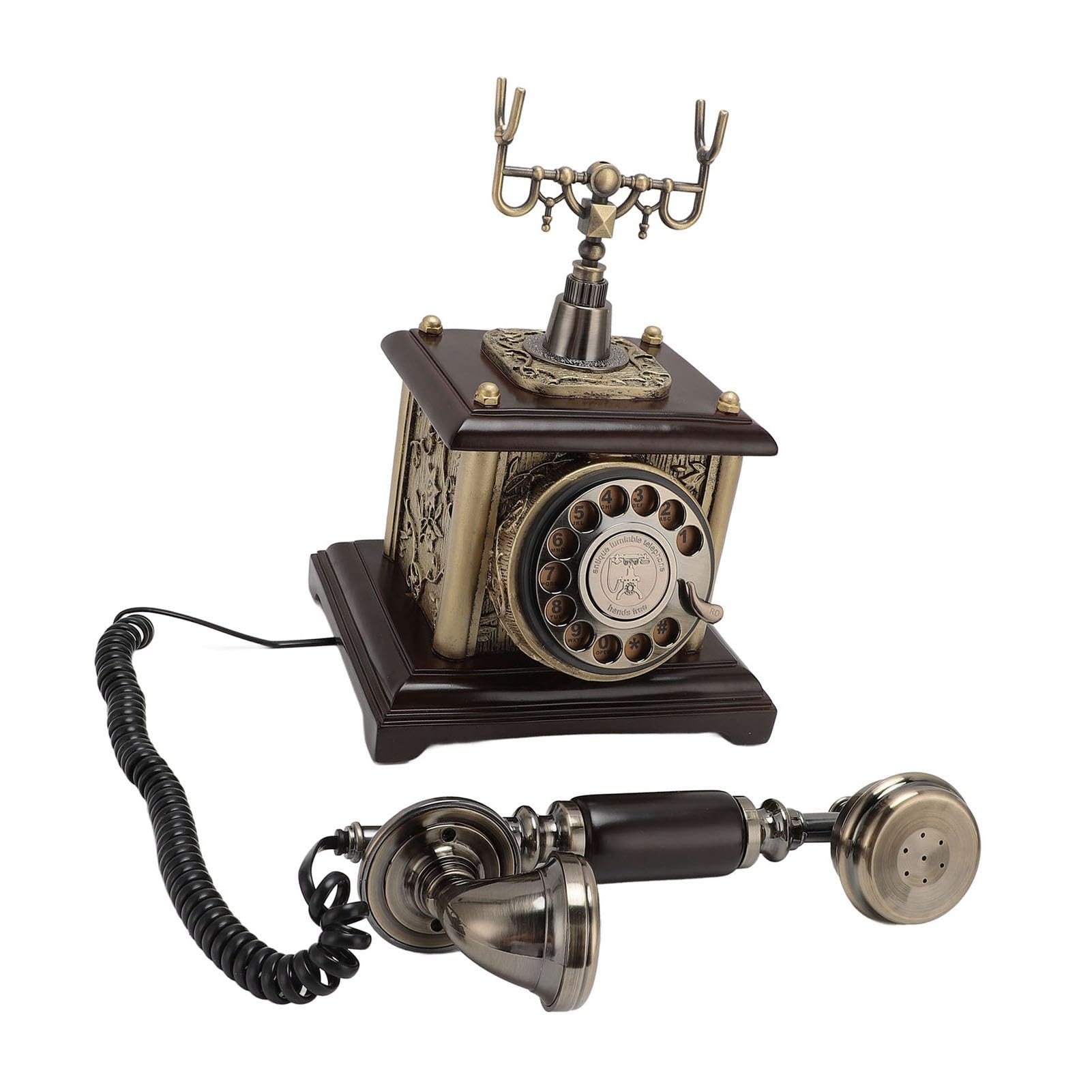 Denash Antike Elegante Dekorative Retro -Festnetzheline für Home Hotel Flur Vintage Telefon für DTMF -System