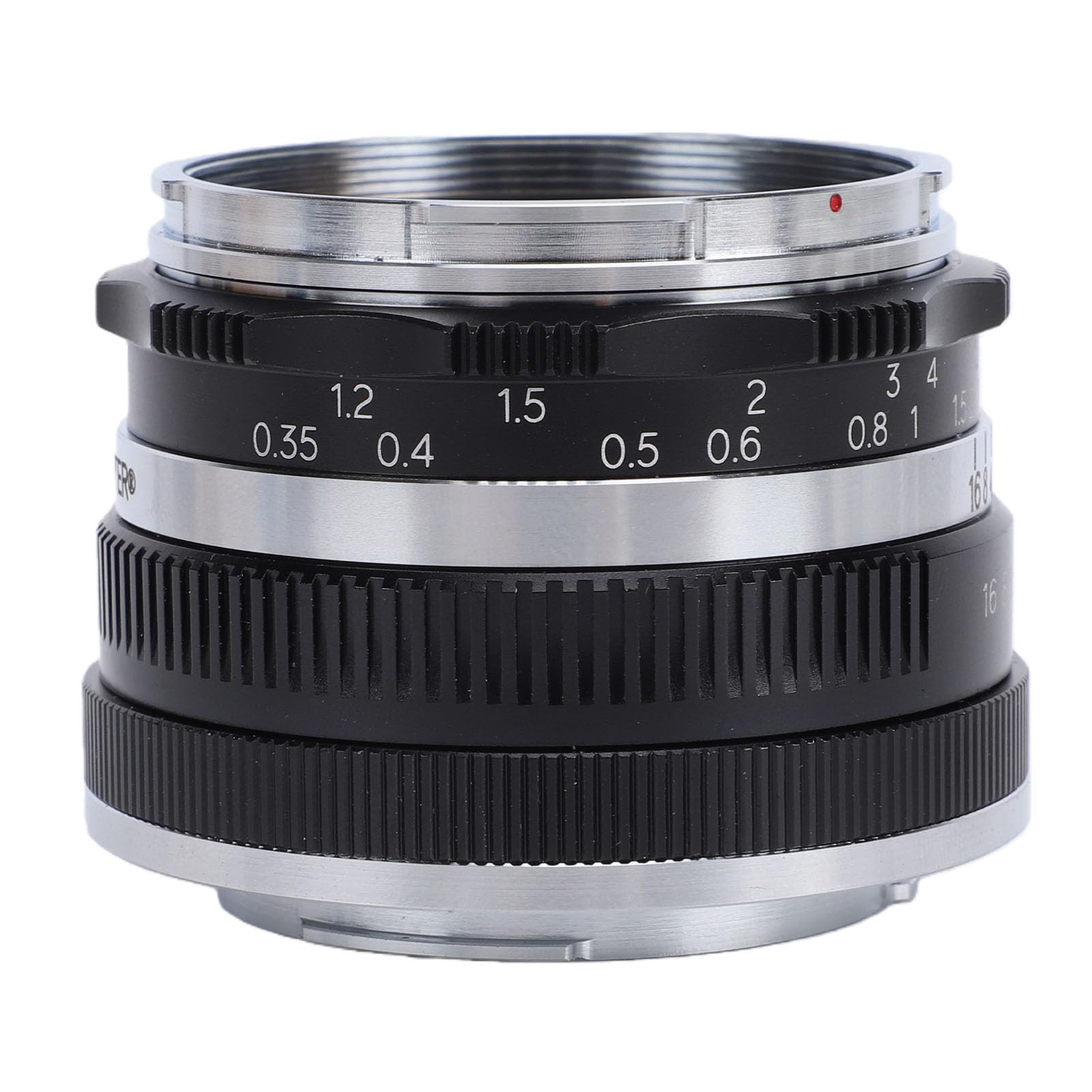 Akozon Obiektyw Aparatu 35 Mm F1.1, Obiektyw z ręczną regulacją Ostrości do Aparatów z Serii X. ze Stopu Aluminium do Fotografii