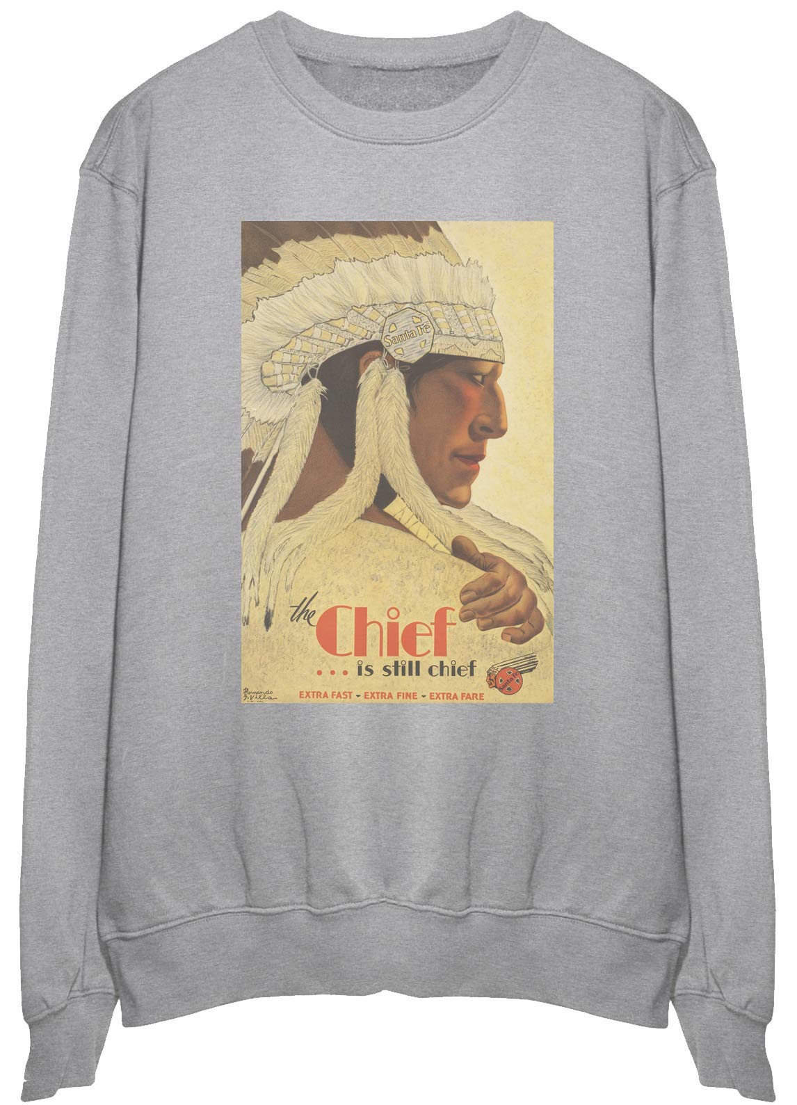 Sweatshirt Indian Chief Pullover Large Vêtement Confortable - 3