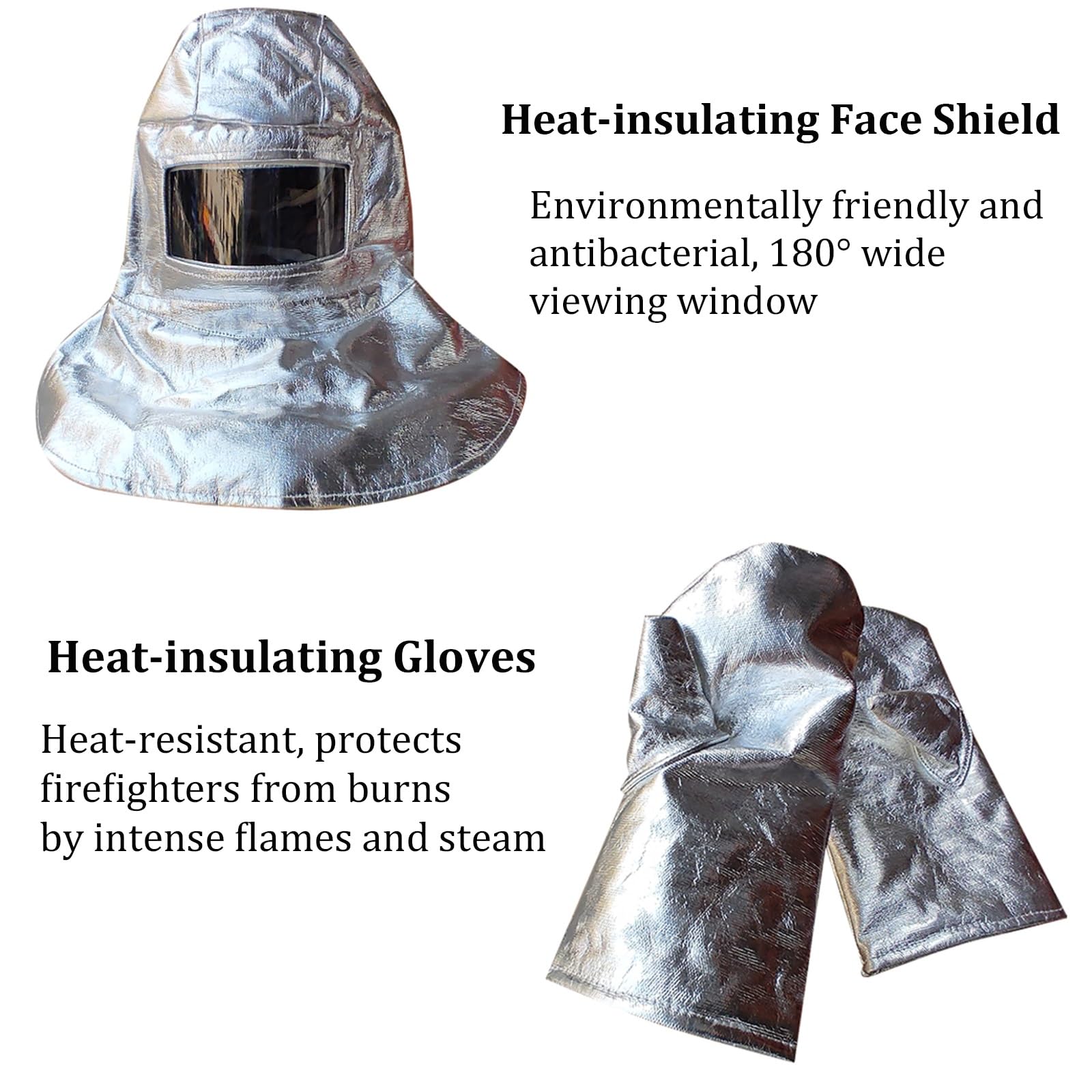 Traje antirradiación térmica, Ropa Resistente al Calor, Uniforme ignífugo de protección térmica para entornos de Alta Temperatura, Rescate de Bomberos