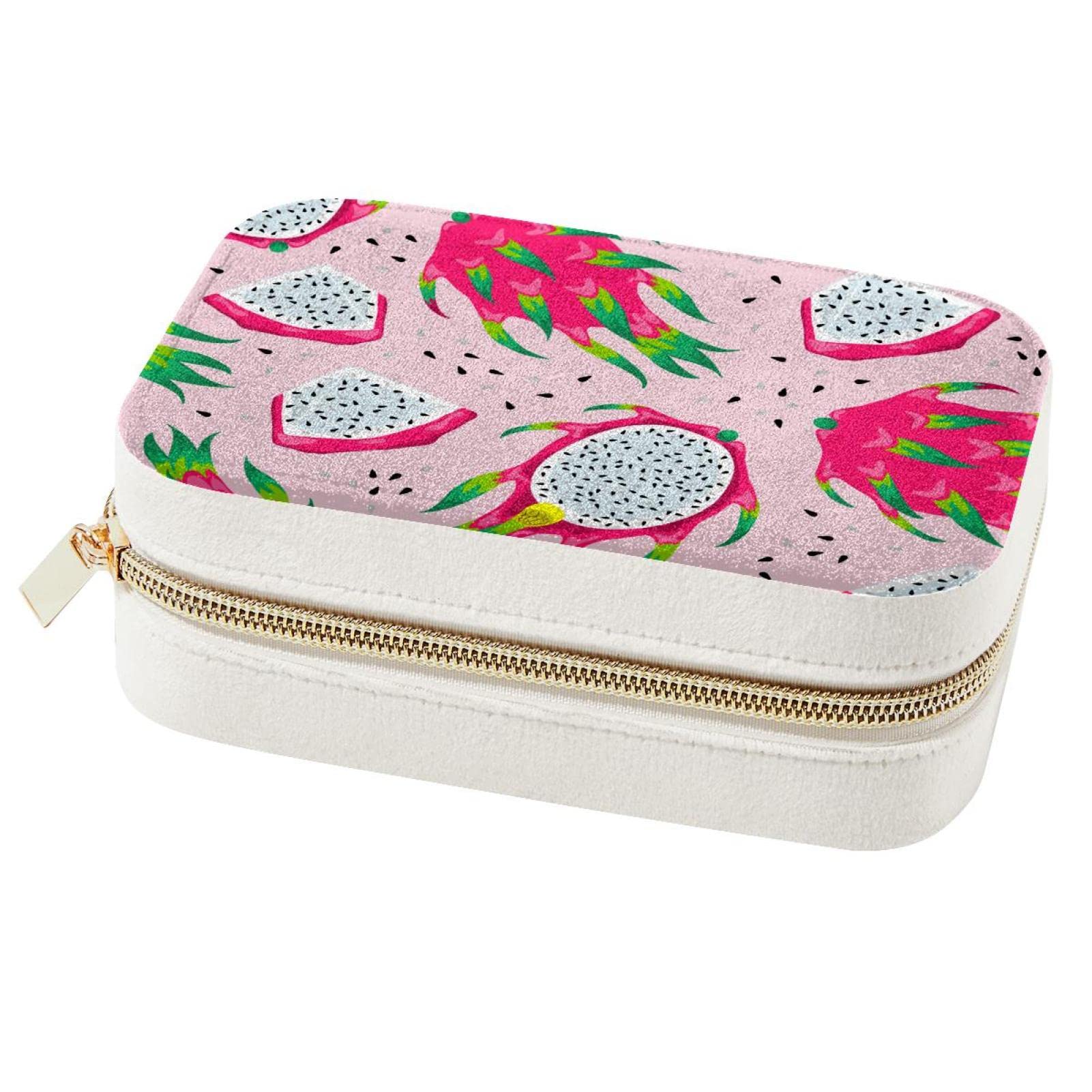 Coffret bijoux de voyage Tropical Pitayas pour ranger boucles d'oreilles et bagues
