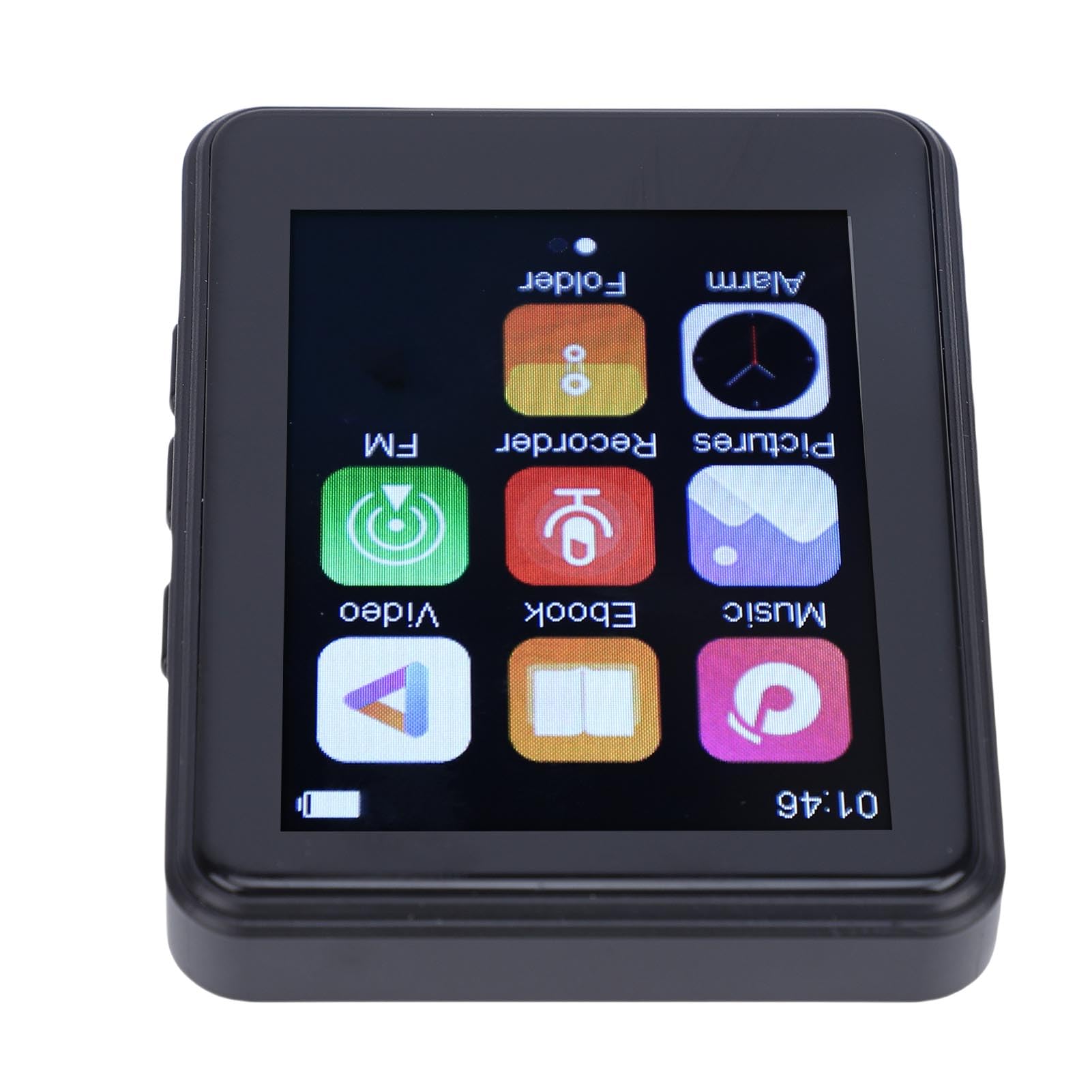 Asixxsix Lecteur Multimédia Portable 2,4 Pouces avec écran Tactile, 64 Go
