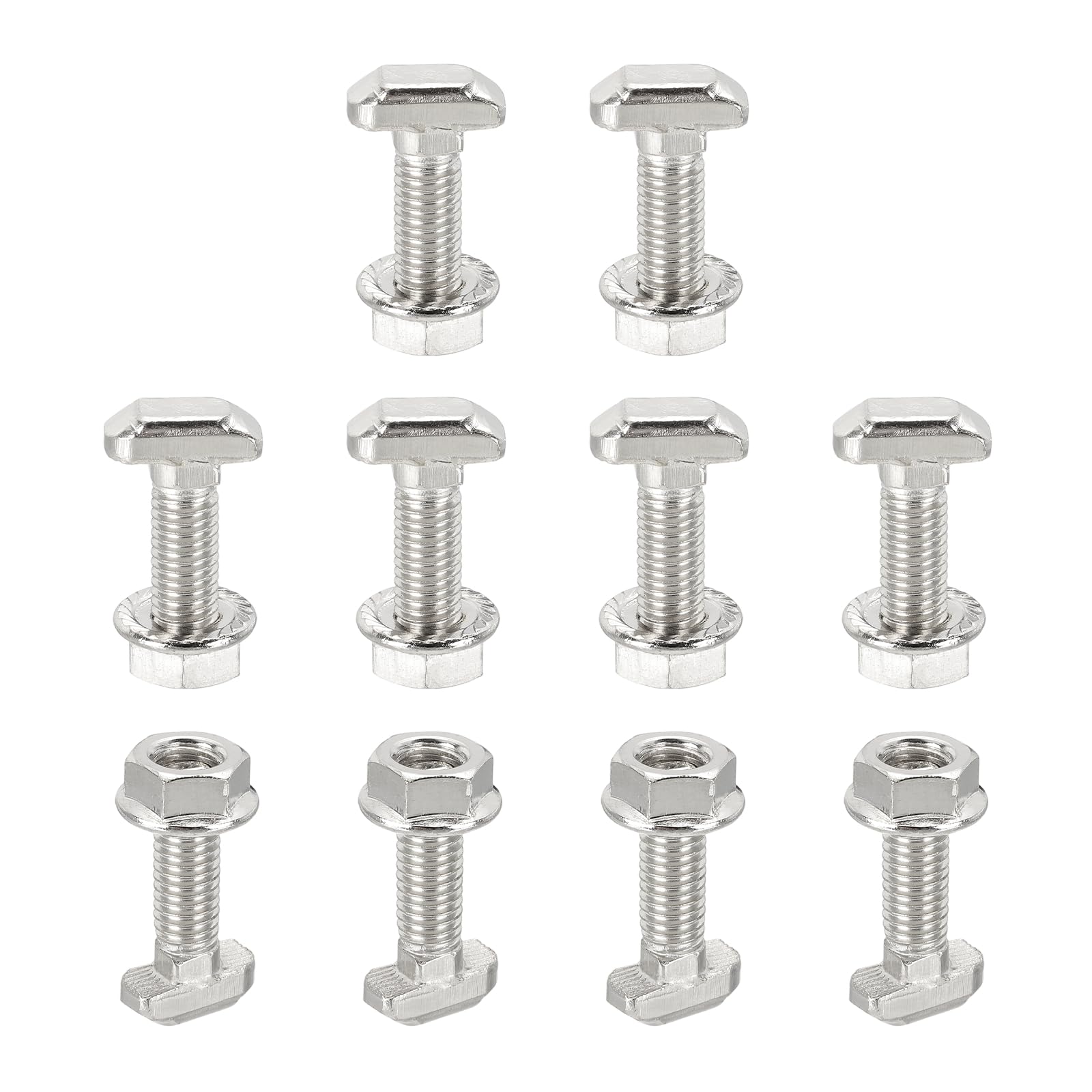 PATIKIL M8x25mm T-Slot Bolts