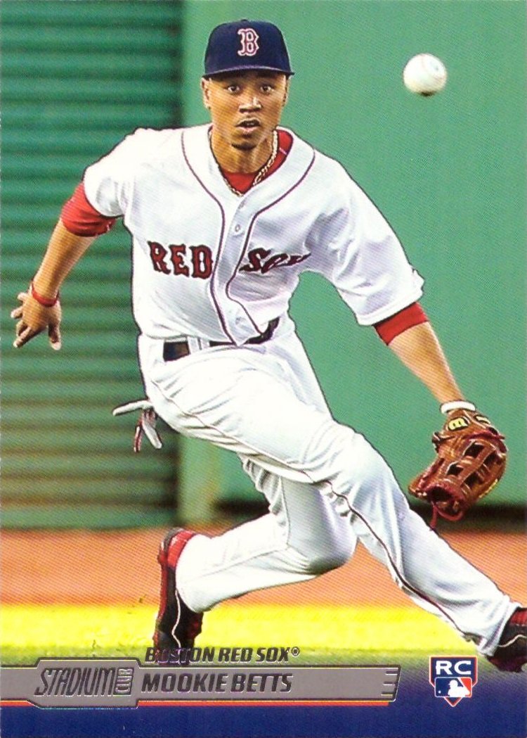 Amazon.com: 2014 Topps Stadium Club Baseball #140 Mookie Betts Rookie Card  : Collectibles & Fine Art