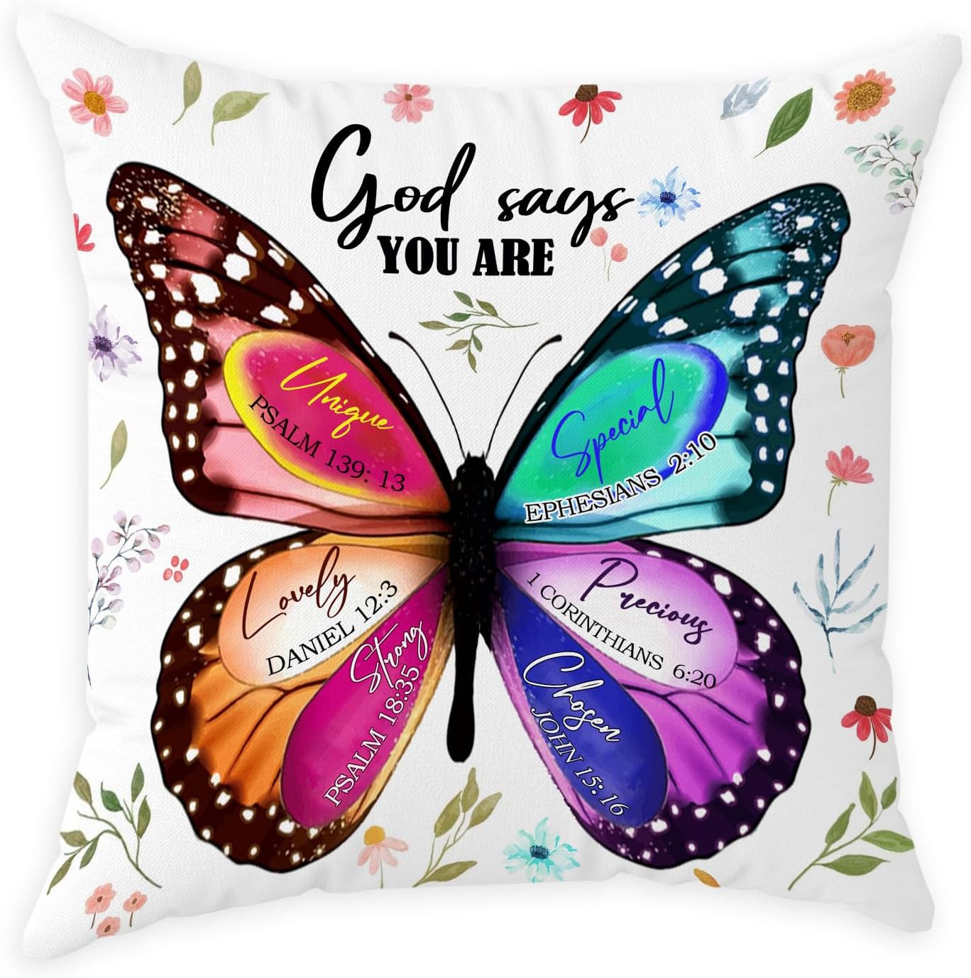 Ggjgrpx Inspirational Throw Pillow Covers, Christian Gifts