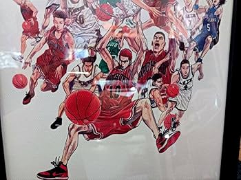 Amazon.co.jp: スラムダンク タペストリー 絵画 全員集合 額縁付き