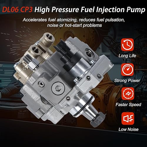 Miniatura 2 de 0445020067 65.10501-7005A 65.10501-7005 CP3 Bomba de inyección de combustible para Doosan DL06 DL200 DL250 DX140W DX180 DX190W DX210W DX225 DX225