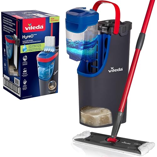 Vileda - H2pro Balai Plat - Système Innovant à Double