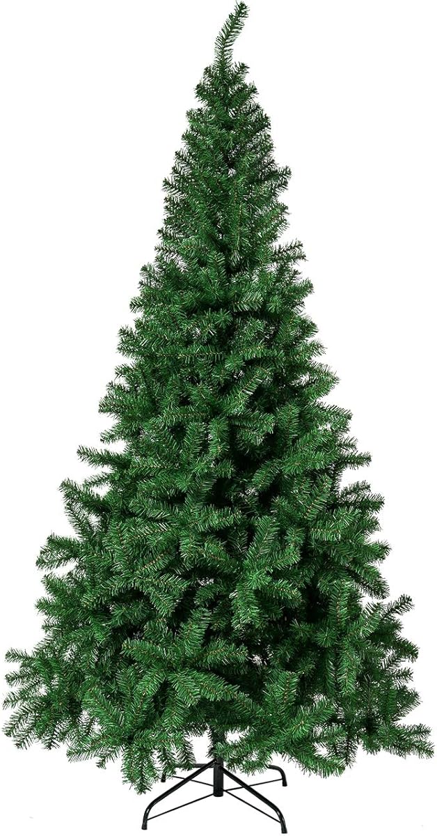 Sunnyglade 7.5 FT Premium Artificial Christmas Tree 1400 Tips Easy to Assemble with Christmas Tree Stand (7.5ft)
