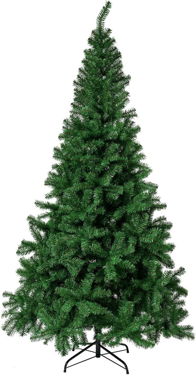 Sunnyglade 7.5 FT Premium Artificial Christmas Tree 1400 Tips Full Tree Easy to Assemble with Christmas Tree Stand 4ft