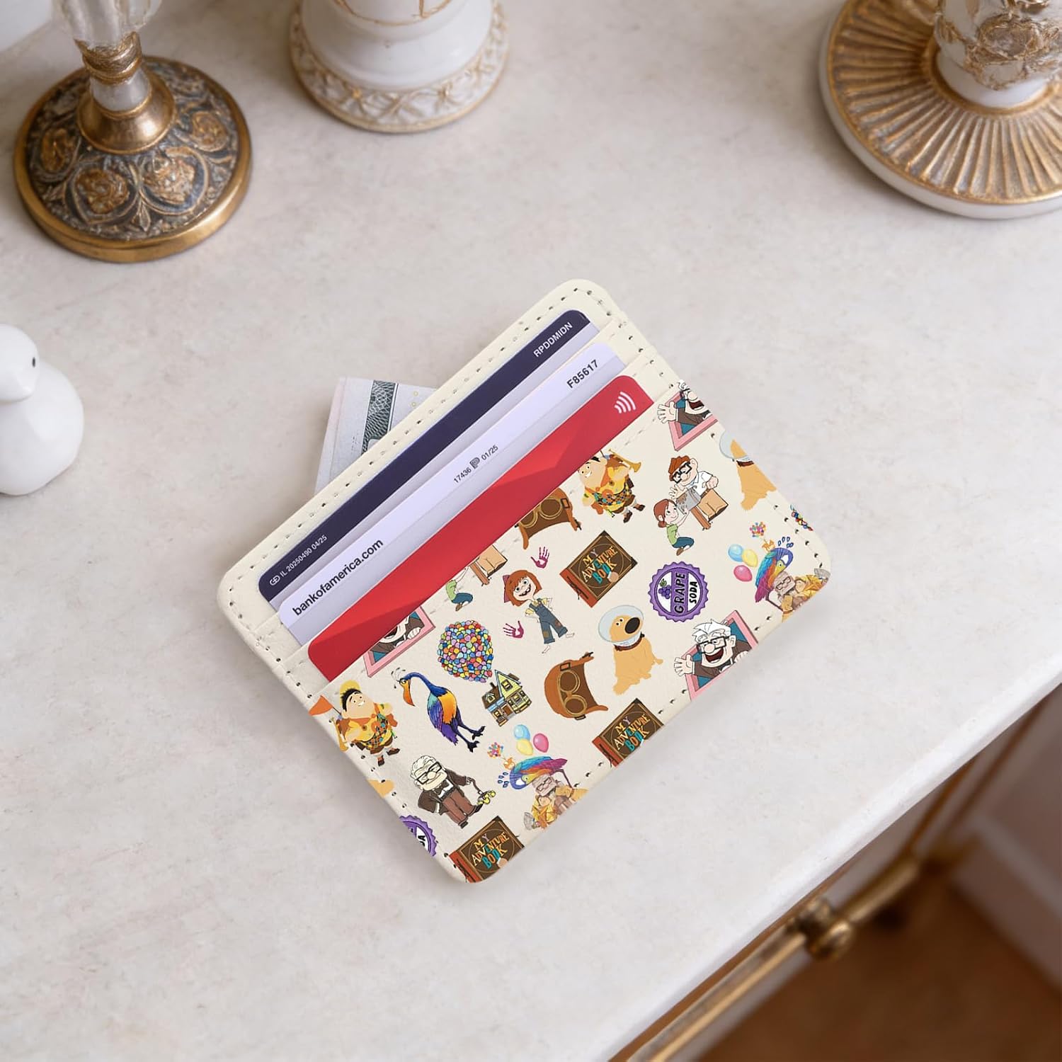 Lywjyb Birdgot Cartoon Movie Card Holder Flying House Movie Fan Gift Adventure Is Out There Card Wallet (Pa Fall Holder)