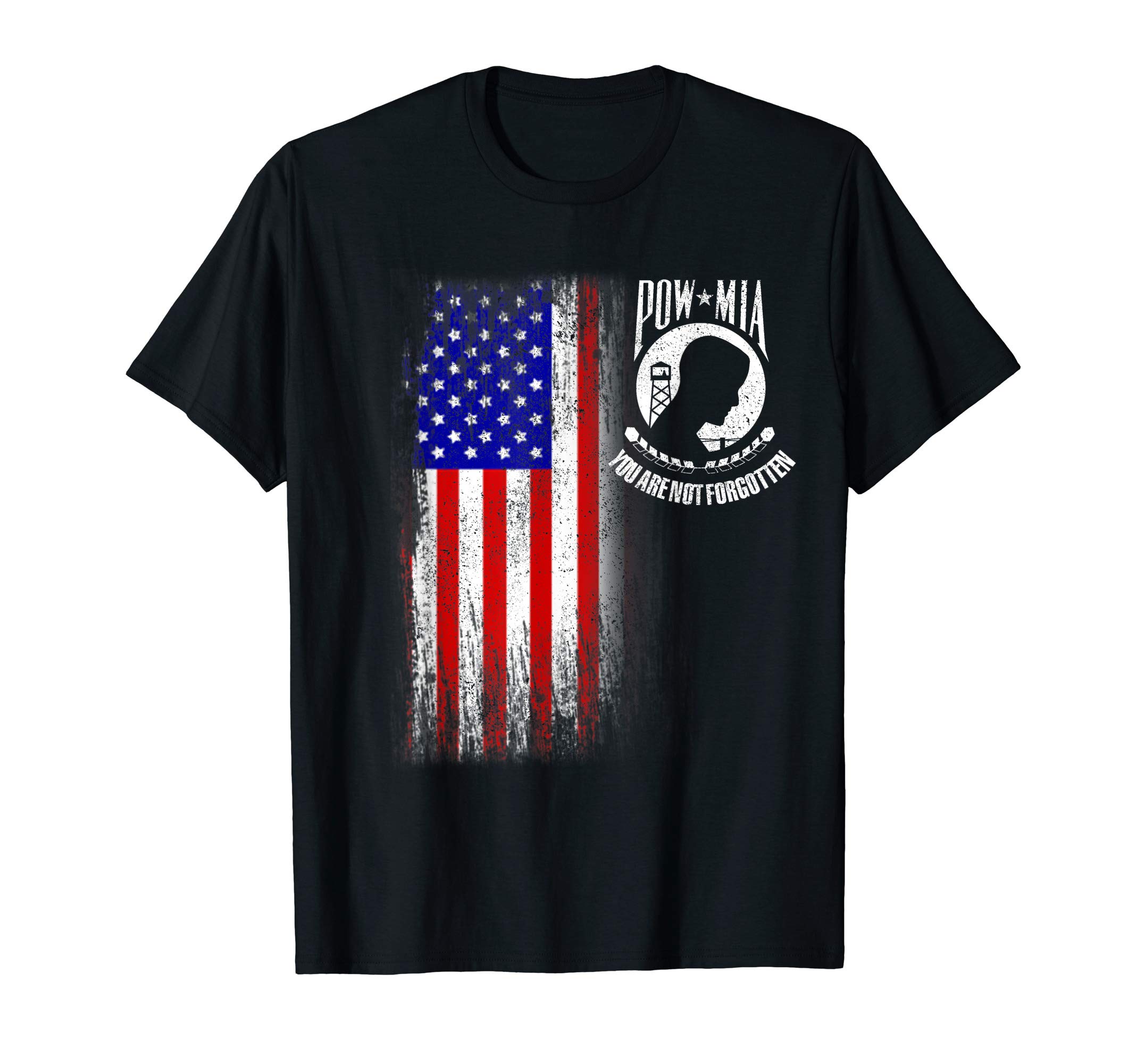 POW MIA Shirt American flag you are not forgotten T-Shirt