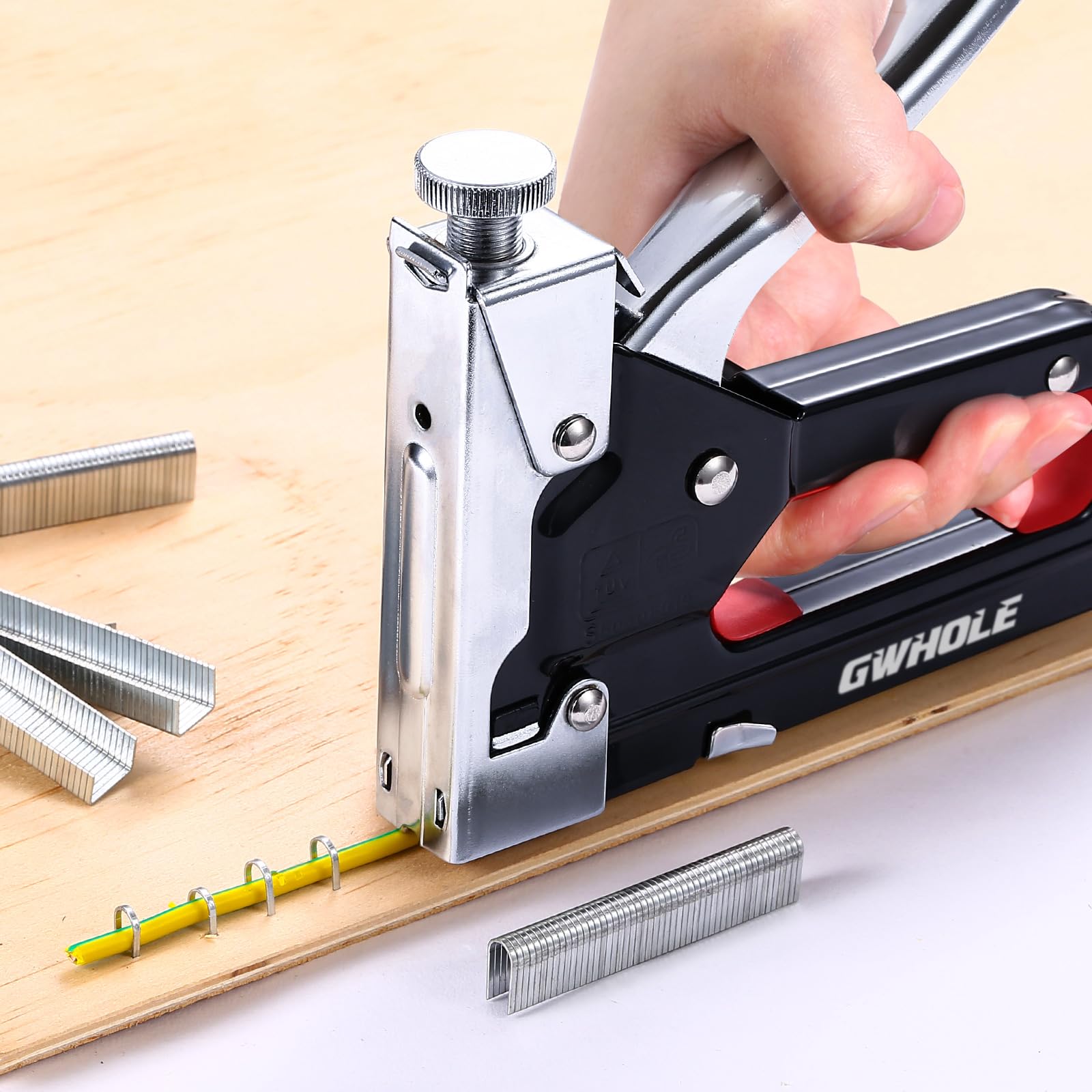 Graffatrice Professionale 600 Pezzi - Per Legno, Tessuti E Cartone Con Graffette Incluse - Foto 6