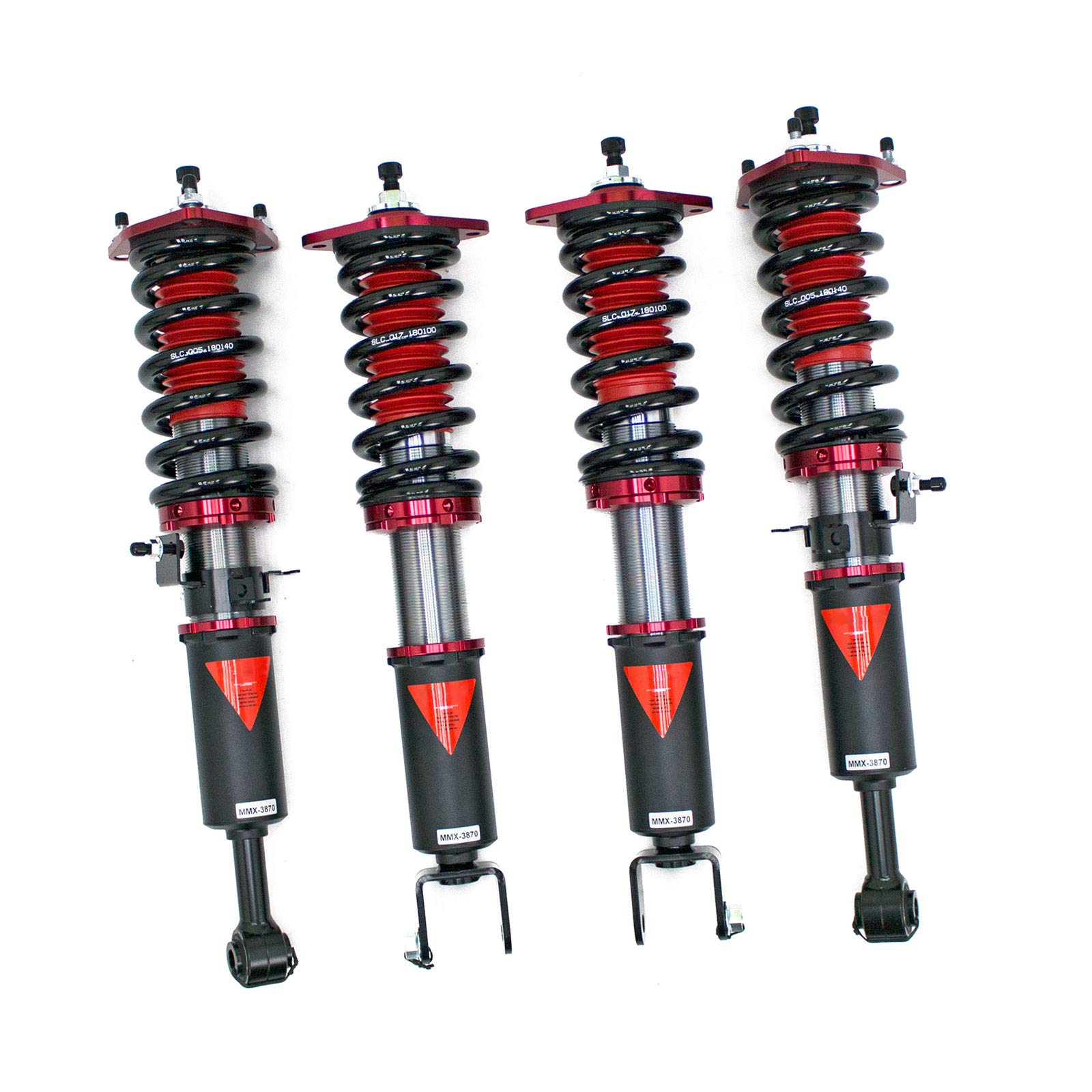 MMX3870-B MAXX Coilovers Lowering Kit, Fully Adjustable, Ride Height, 40 Damping Settings, True Coilovers Conversion, compatible with Infiniti G37 Coupe/Sedan RWD (V36) 2008-13