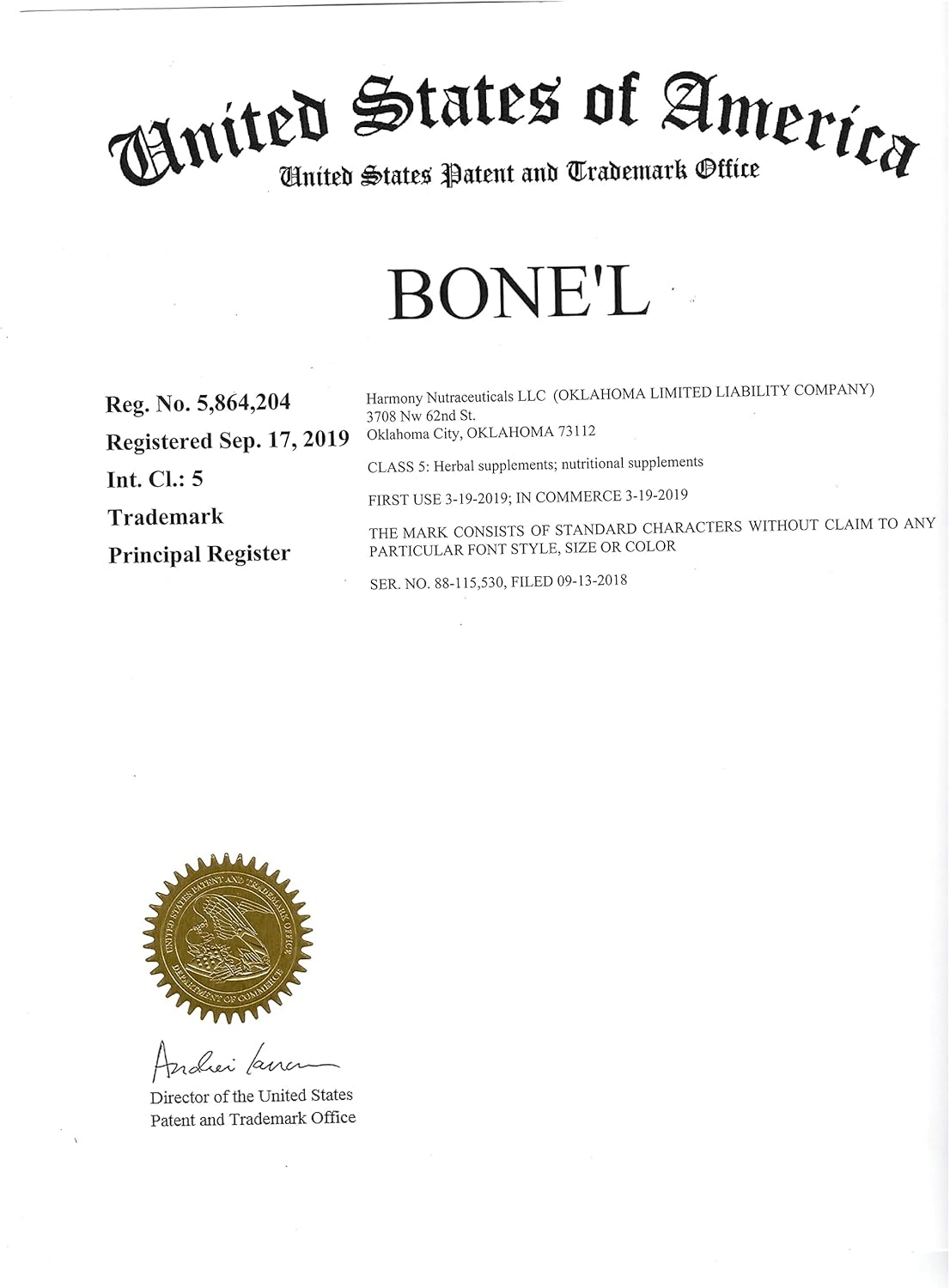 Bone'L - Bone, Nail & Hair Harmony - Highest Potency, Maximum Bio-Activity, Harmony Nutraceuticals Vegan Capsules - Image 8