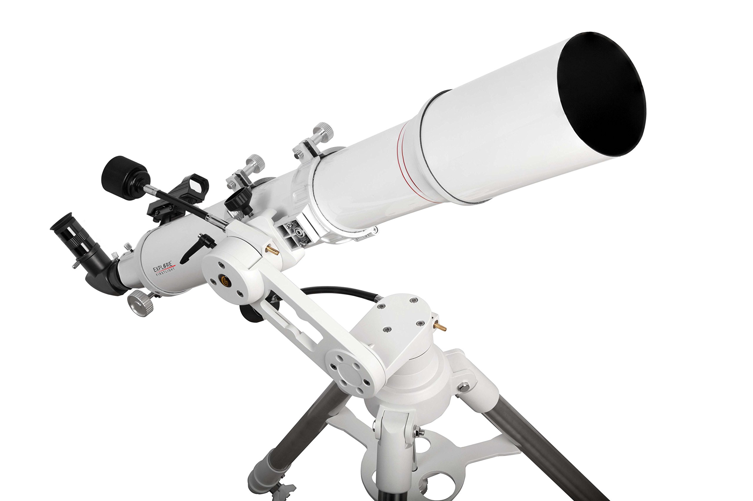 Explore Scientific FL-AR1271200MAZ01 Refractor Telescope with TWI 1, 127mm, White