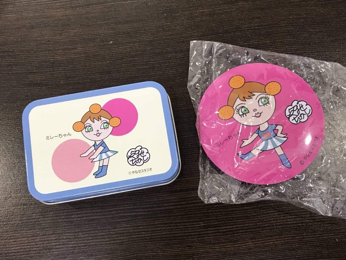 Amazon 企業キャラクターグッズkaldiカルディミレービスケット限定 ミレーちゃん 缶バッチ缶バッジ 缶ケース セット バッジ おもちゃ