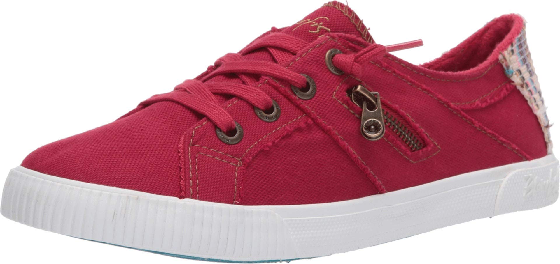 Blowfish Malibu Women's Fruit Sneaker, Jester Red Smoked Canvas, 6 UK