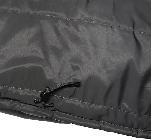 Miniatura 7 de Thermotuff - Saco de dormir portátil con doble capucha, agujeros para los brazos con cremallera, bolsillos y cordón ajustable, ideal para