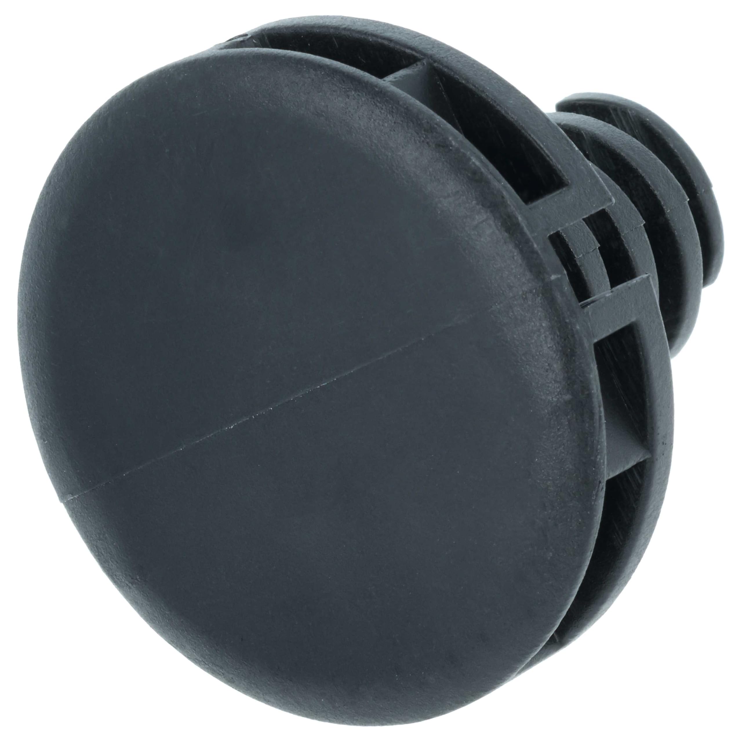 vhbw 2 x noga poziomująca kompatybilna z suszarką Electrolux RDH3797GFE, RDH3874GDE, RDH3796PDE, suszarka do włosów - 3,5 cm stopy czarne