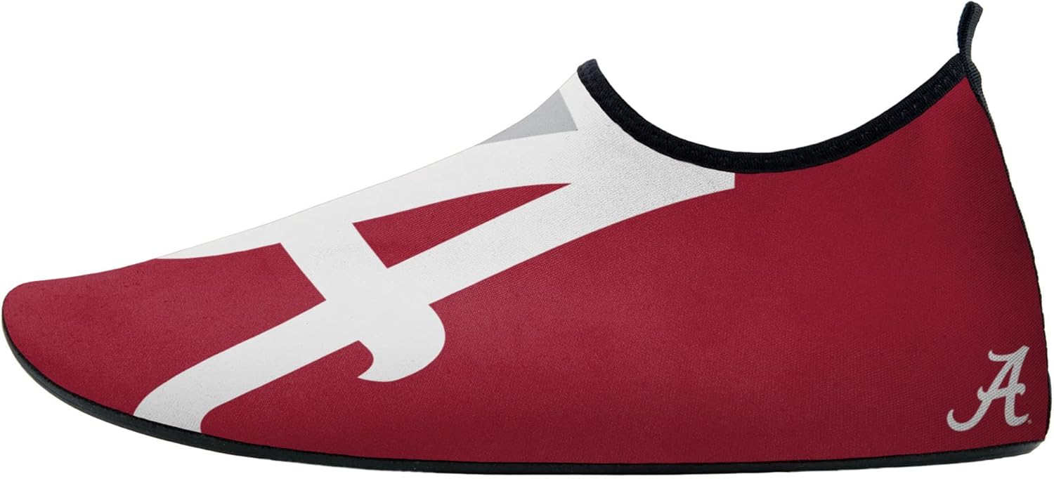 FOCO NCAA Mens NCAA College Team Logo Barefoot Beach Pool Quick-Dry Aqua Yoga Water Shoes