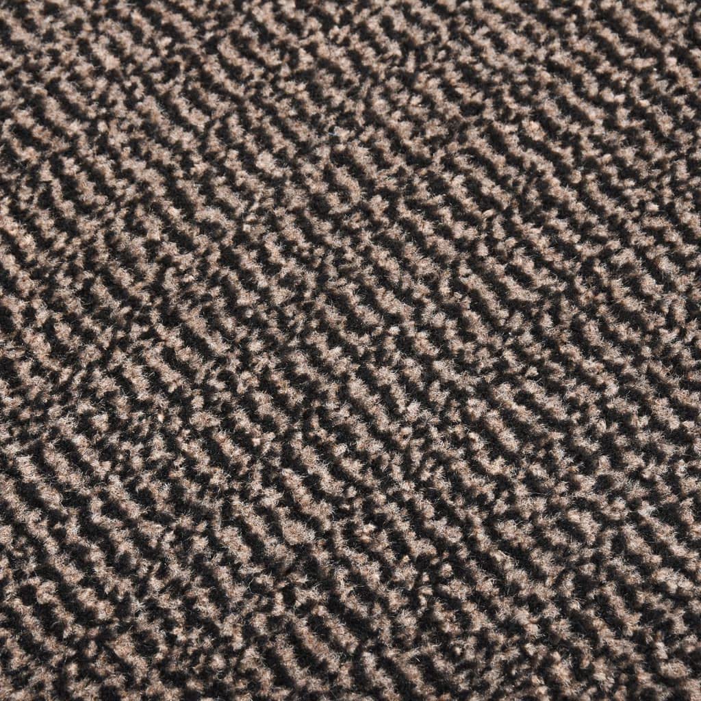Paillasson-Décor-Paillasson Tufté 60x90 cm Marron Foncé