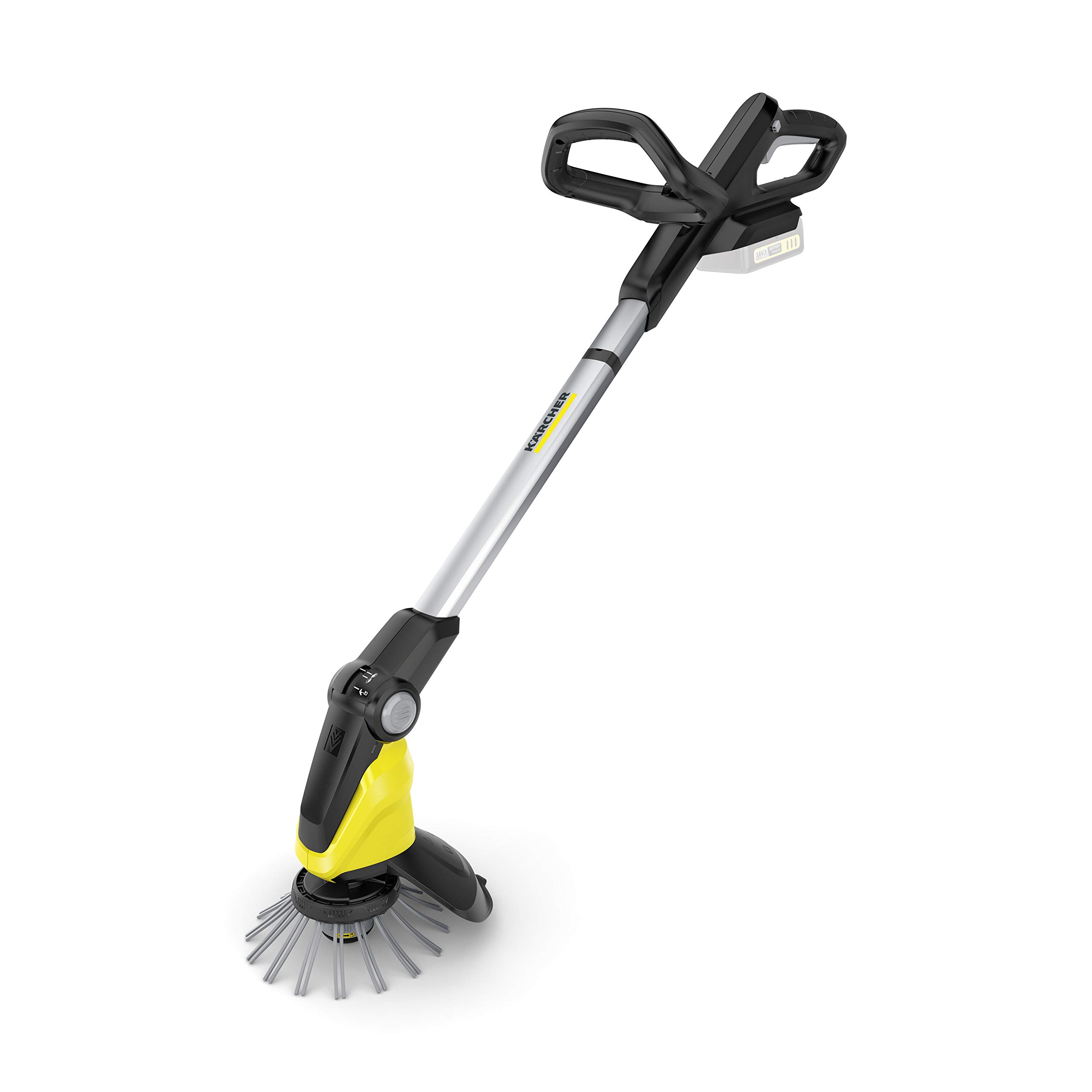 Kärcher Kehrmaschine S 4 Twin Max. Flächenleistung: 2400m²/h & 18 V Akku-Unkrautentferner WRE 18-55