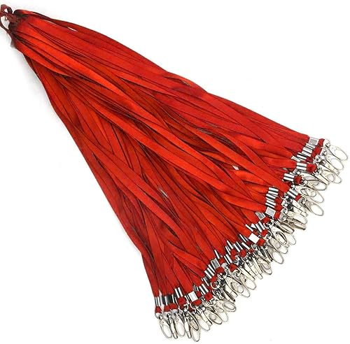 Miniatura 15 de Bird Fiy 50 cordones azules de nailon a granel para insignias de identificación, cordones de insignia, ganchos giratorios, clips ideales