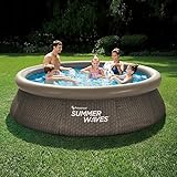 Summer Waves Piscina hinchable Quick Set 305 x 76 cm con bomba de filtro