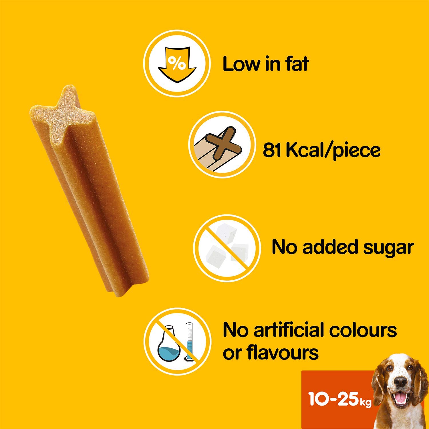 Pedigree DentaStix Daily Dental Chews Medium Dog 10-25kg 105 Sticks