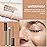 DAGEDA Clear Eyebrow Setting Gel, Brow Fix Gel, Waterproof And Sweat-Proof Eyebrow Repair Liquid Brows Styling Beauty Salon Home Use Makeup, 1.81oz (Clear and Light Brown)