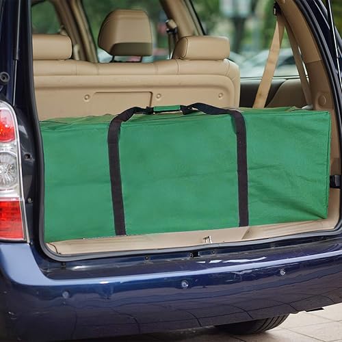 Miniatura 8 de INFANZIA Bolsa de almacenamiento para árbol de Navidad se adapta a árboles artificiales desmontados de hasta 75 pies contenedor duradero para árbol