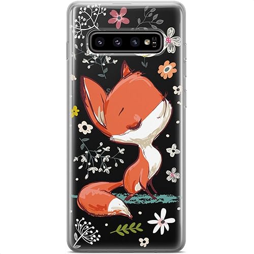 Miniatura 6 de Funda de teléfono compatible con Samsung Galaxy S23 Ultra S22 5G S21 FE S20 S10 Note 20 TPU Animal Fox cubierta ligera floral flexible silicona