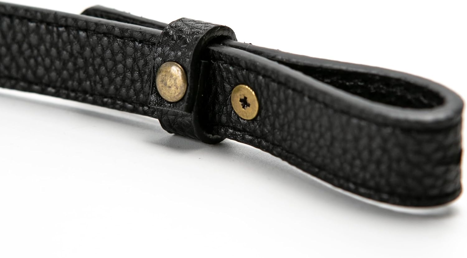 2PCS Black PU Leather Purse Straps – Replacement Handles for Michael Kors, Shoulder Tote Handbags – Pebble Grain, 10” Folded Length, Not for Crossbody Bags, Large Totes, or Messenger Bags - Image 6