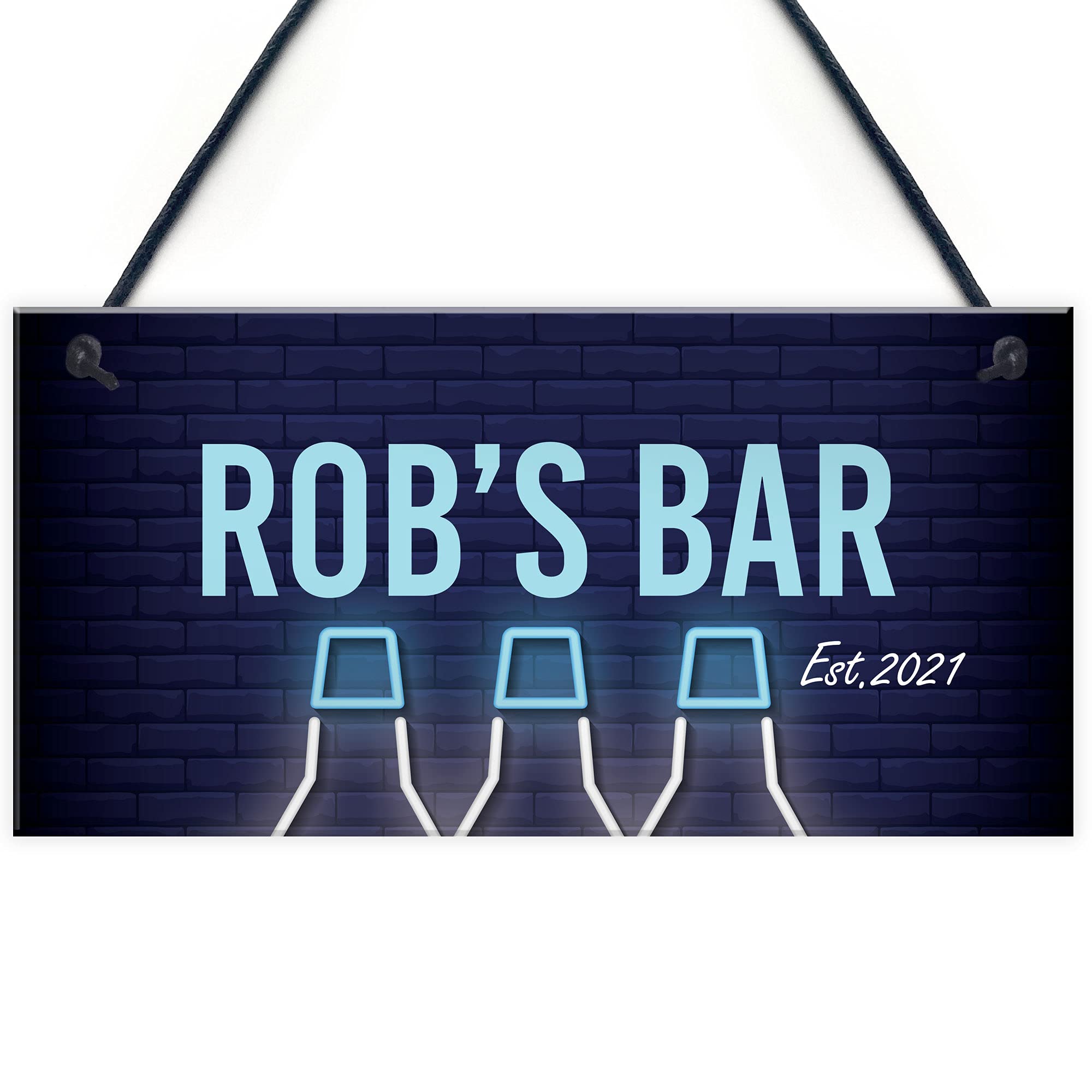 Funny Personalised Bar Man Cave Shed Garage Home Pub Sign Gift For Men
