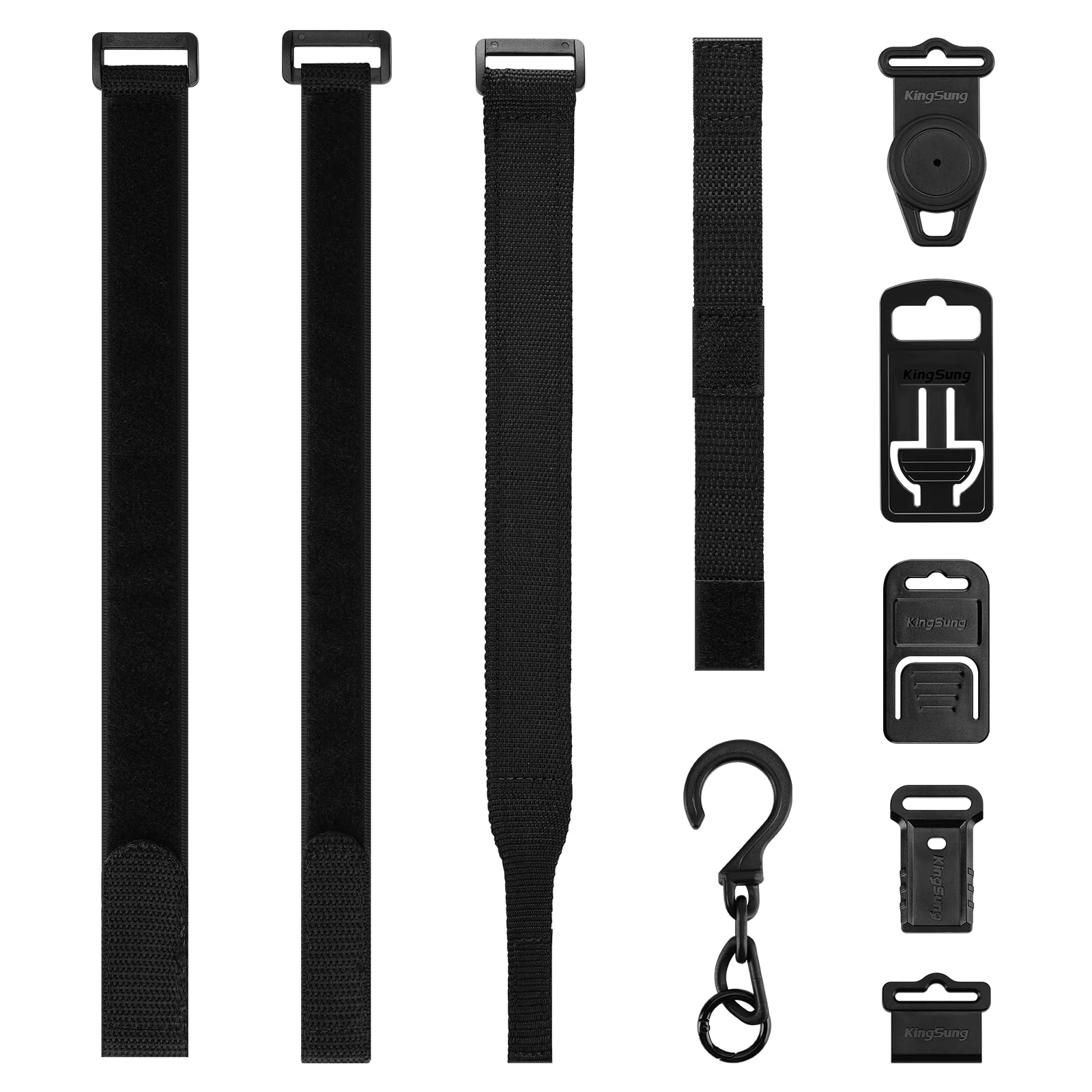 Multimeter-Magnetband, Aufhängeschlaufe, Magnetaufhänger-Set, universell für Multimeter FLUKE/TPAK/HIOKI/TESTO (schwarz
