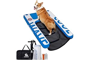 Extra Large 57" L x 34" W x 6" H Inflatable Dog Pool Exit Ramp
