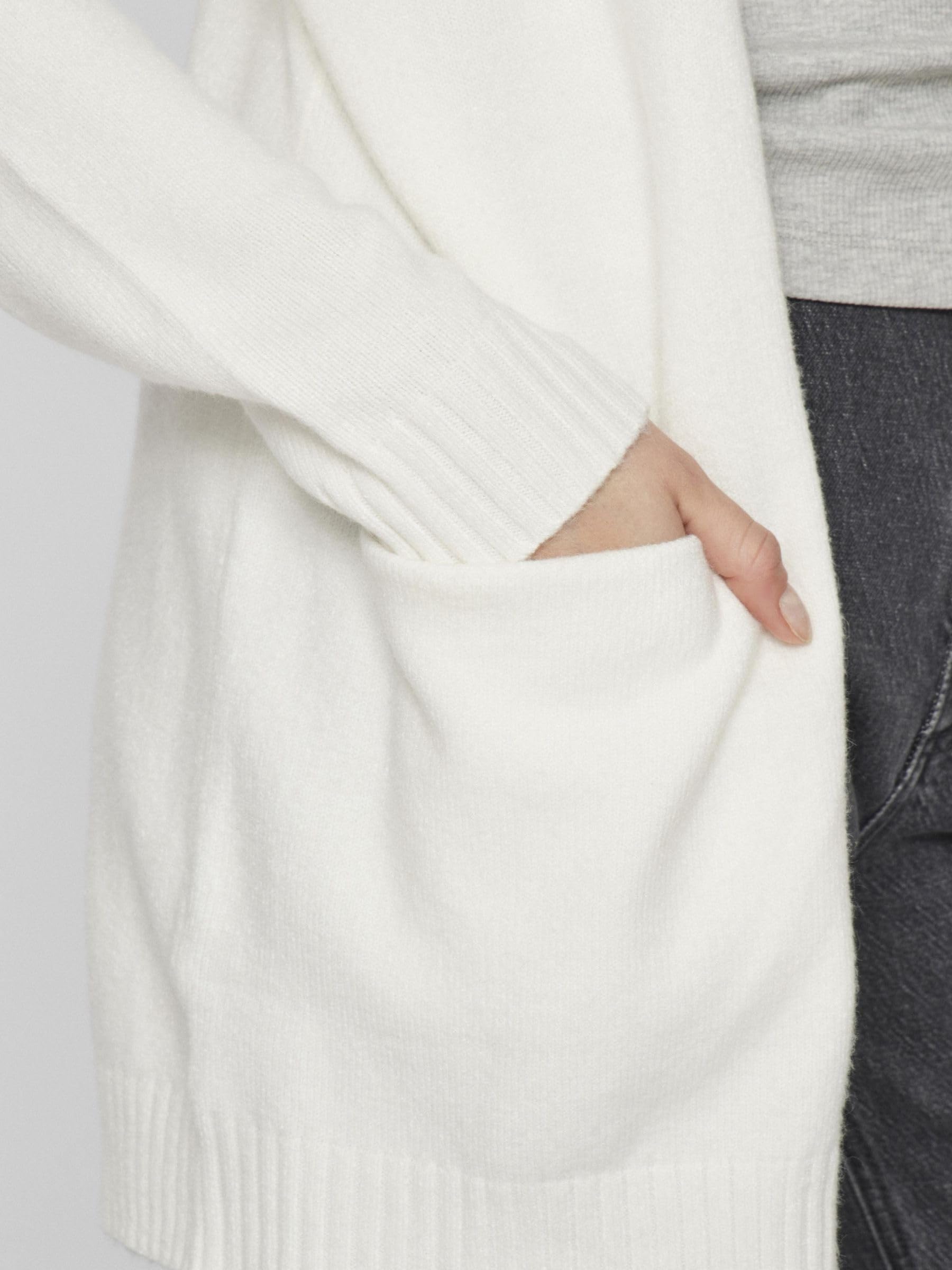 Vila Sweter panie VIRIL L/S OPEN KNIT CARDIGAN-NOOS