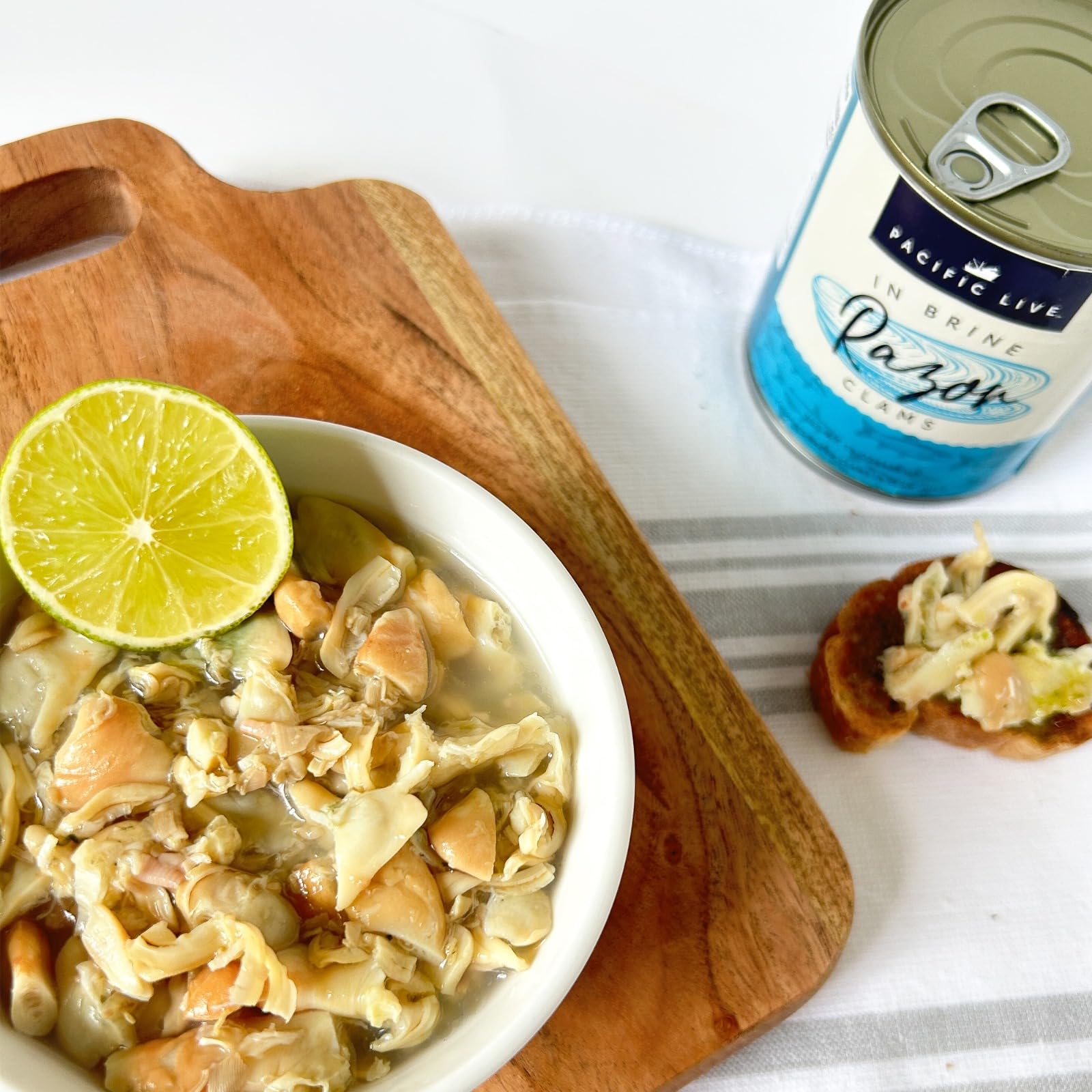 Amazon.com: Razor Clams in Brine (chopped) Canned Razor Clams