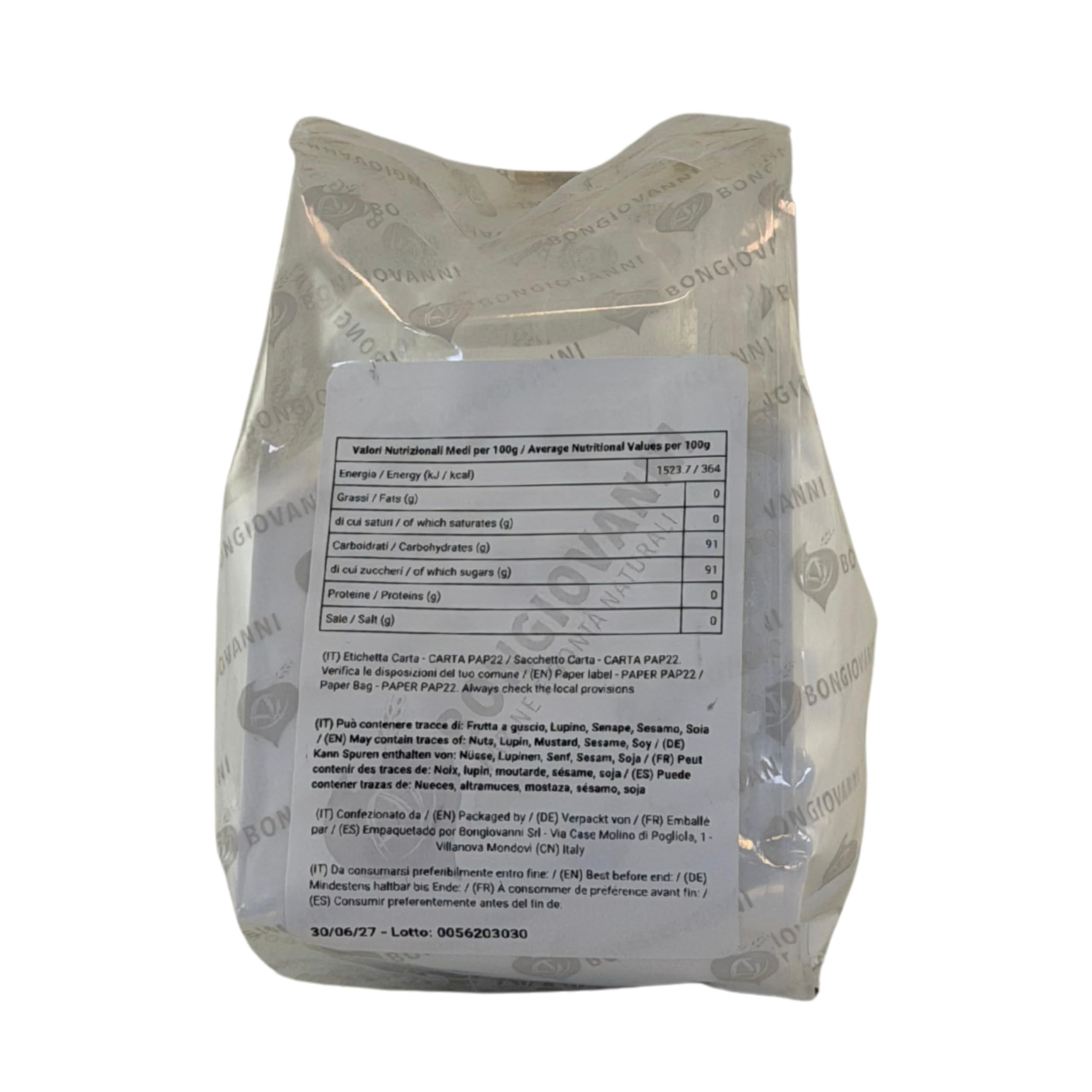 Bongiovanni Bontà Naturali Dextrosa monohidrato 500 g