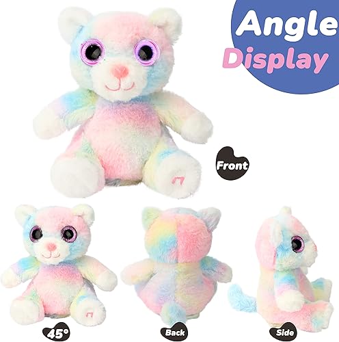 Miniatura 3 de Hopearl Gato bebé que canta con ojos grandes iluminados que brillan y sacuden, juguete de peluche bailarín, gatito interactivo, regalo de