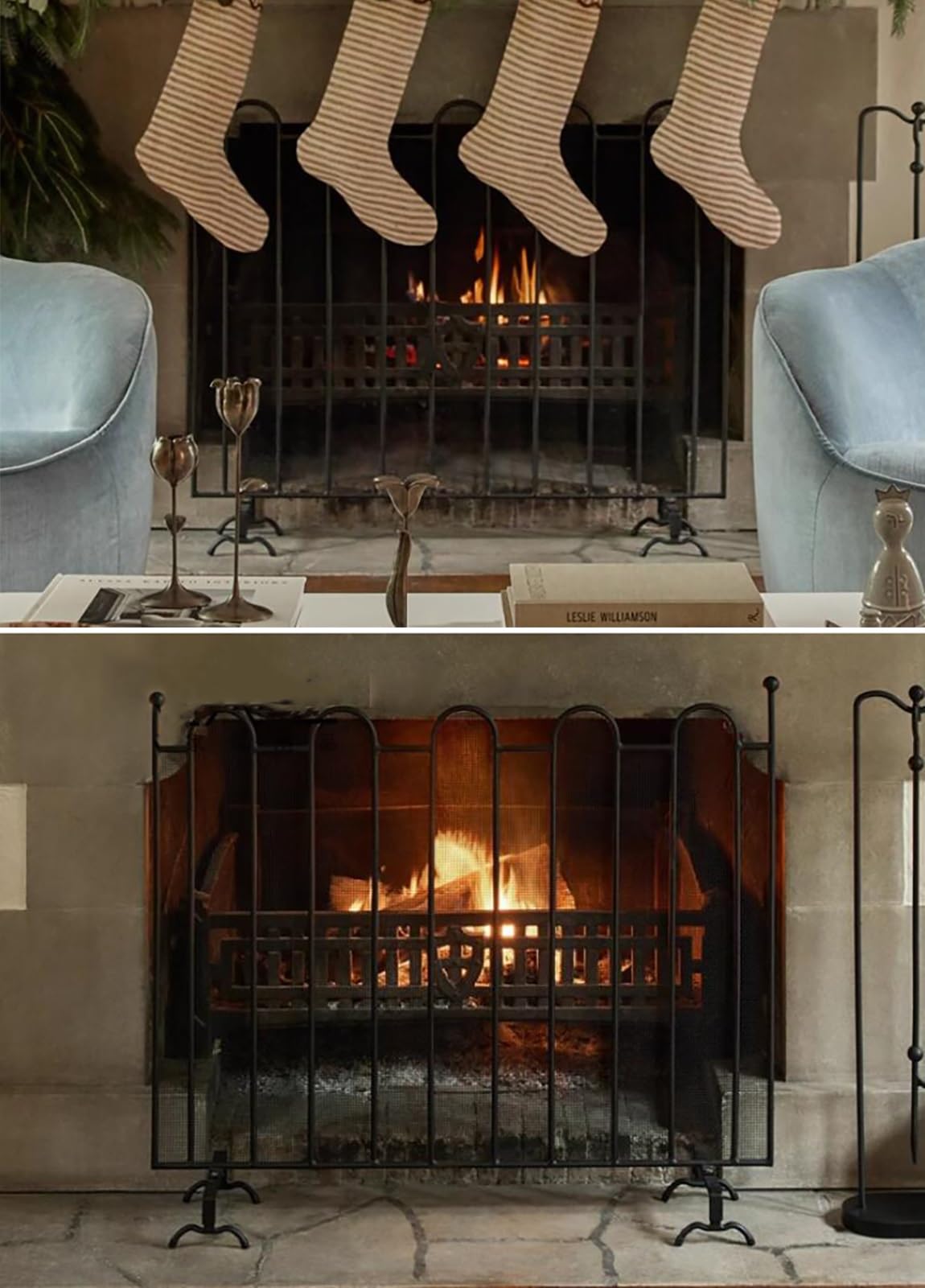 Salvachispas Chimenea Malla Protectora para Chimenea de 30 X 25 Pulgadas, Panel Protector Contra Chispas para Estufas de Leña Pequeñas, Cubierta Protectora para Chimenea de Un Solo Panel para Exterior