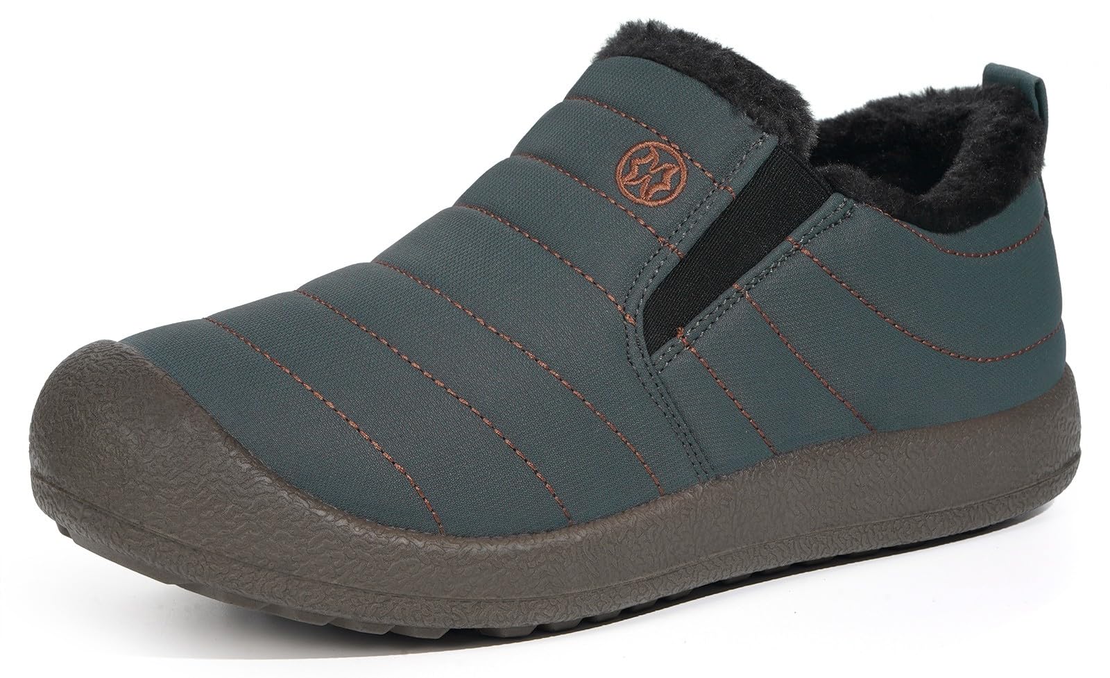 EagsouniWomens Mens Snow Boots Winter Shoes Slip On Ankle Booties Anti-Slip  Water Resistant Fully Fur Lined Outdoor Sneakers