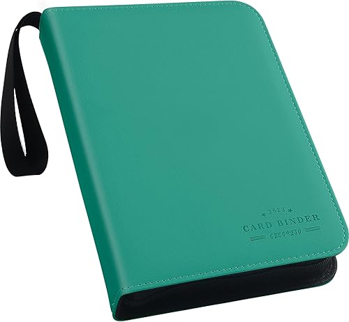 Miniatura 8 de CECOKESO Carpeta de tarjetas de béisbol, carpeta de accesorios para tarjetas coleccionables de 9 bolsillos, carpeta de tarjetas deportivas de 900