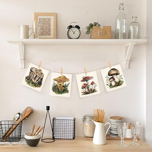 Miniatura 5 de Morigins Paños de cocina suecos, paños de cocina florales, paños de esponja absorbentes reutilizables y trapos de cocina reutilizables