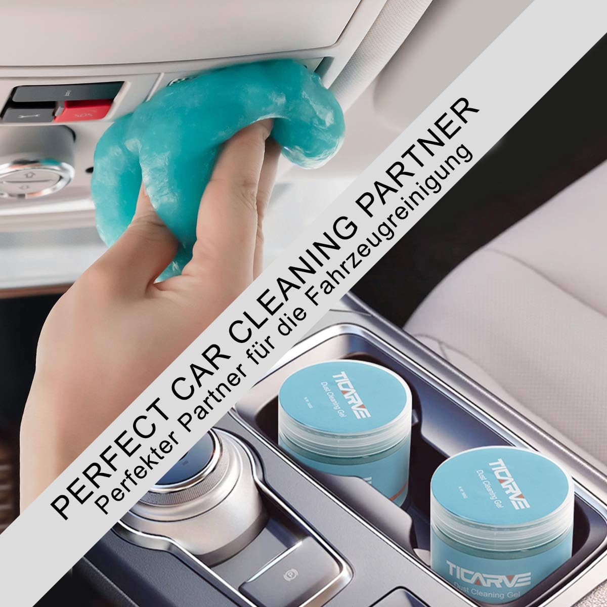 Entdecke den ultimativen Innenraum-Reinigungsgel: Effizienter Staubschutz für Auto und Technik