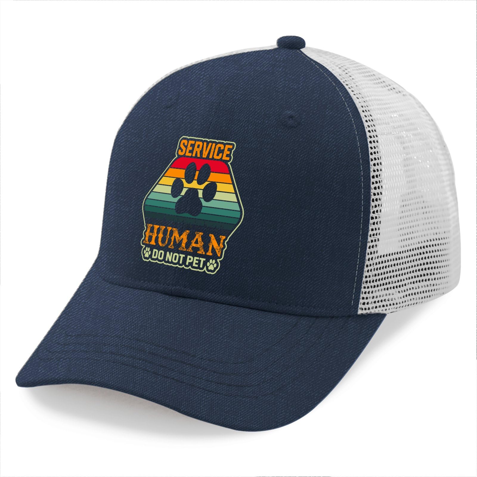 Service Human Do Not Pet Golf Hats Cycling Caps for Son Navy