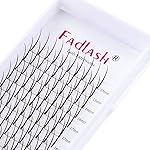 Spike Lashes D Curly Color Lashes Extension Mixed Length Color Premade Spikes Eyelash Extensions Single Super Thick Eyelash Spikes Individual Lashes Fairy Eyelashes (Brown-0.07D, 15-20mm