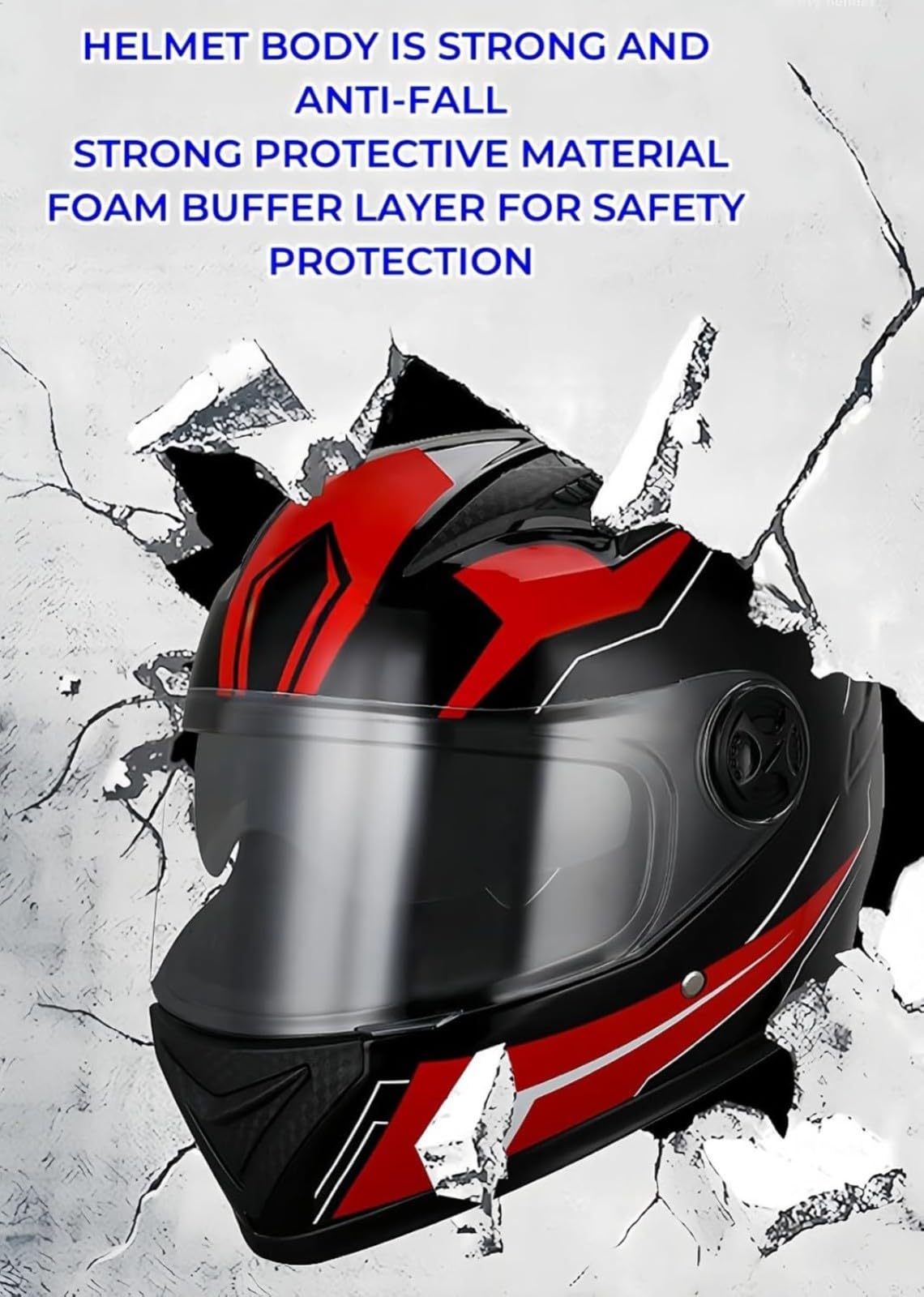 Casco De Motocicleta con Doble Visera, Aprobado por Dot/ECE, Casco Integral De Motocicleta con Doble Visera, Gorras De Calle con Doble Visera Integral F
